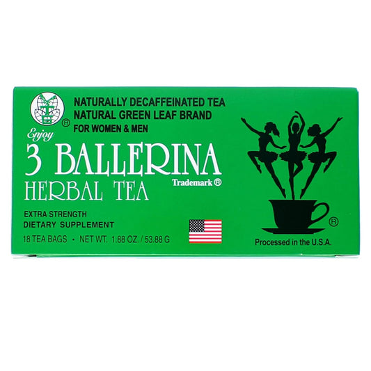 3 Ballerina Tea Drink Extra Strength, 18 Count