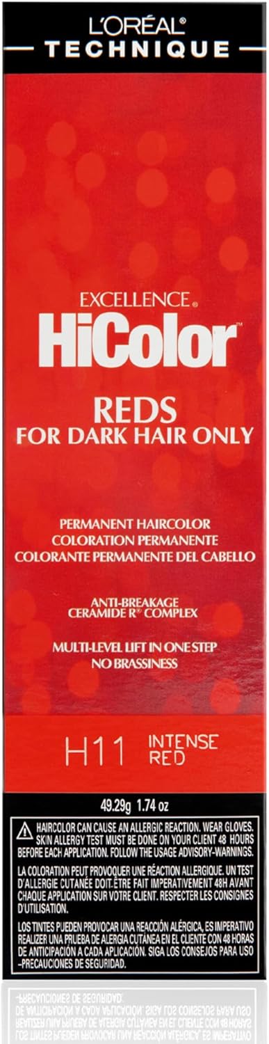 L'oreal Excellence Hicolor, Intense Red, 1.74 Ounce