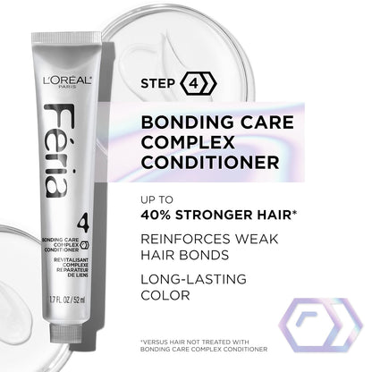 L'Oreal Paris Feria Multi-Faceted Shimmering Permanent Hair Color, C74 Copper Crave (Intense Copper)