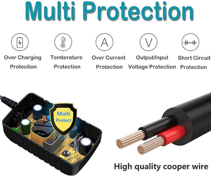 Wahl Shaver Shaper Charger 2V Power Cord for Wahl Trimmer 8061, 8163, 8786-1001, 7367, 7357, 7029, 7060, 7035, 7339, 7356, 4000, 5-Star Series Replacement Whal Clipper Power Cord