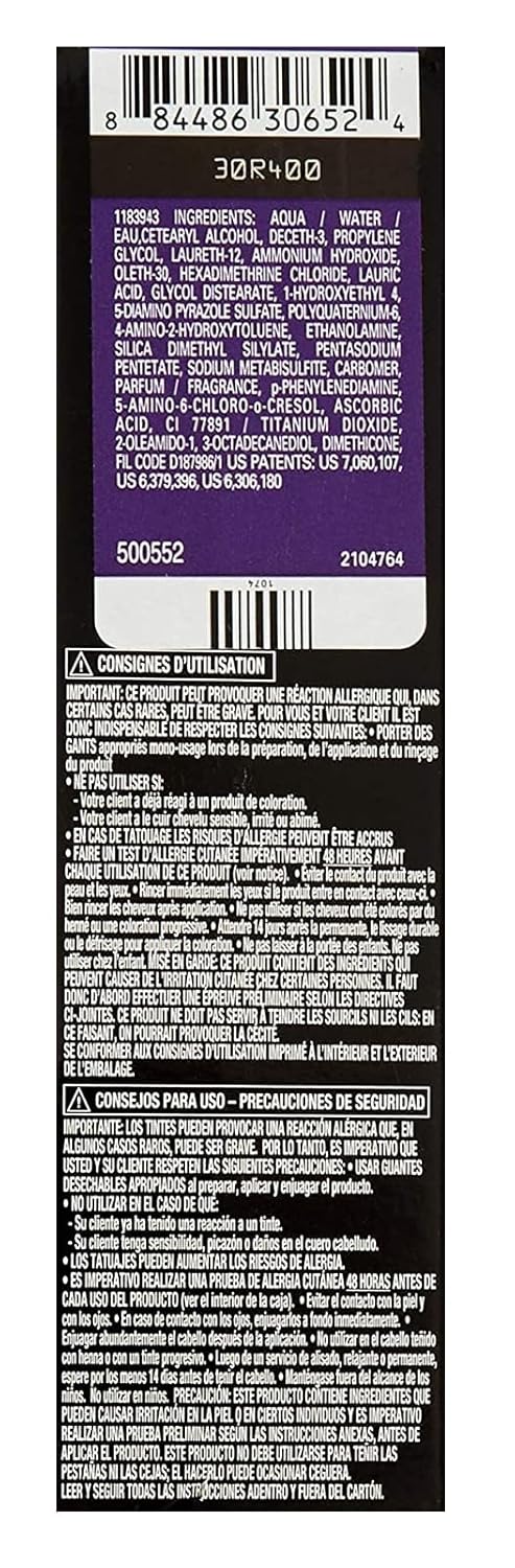 Loreal Excel Hicolor H20 Tube Red Violet 1.74oz