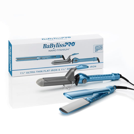 BABYLISSPRO NANO TITANIUM 1 1/2" ULTRA-THIN FLAT IRON BABNT3073TN