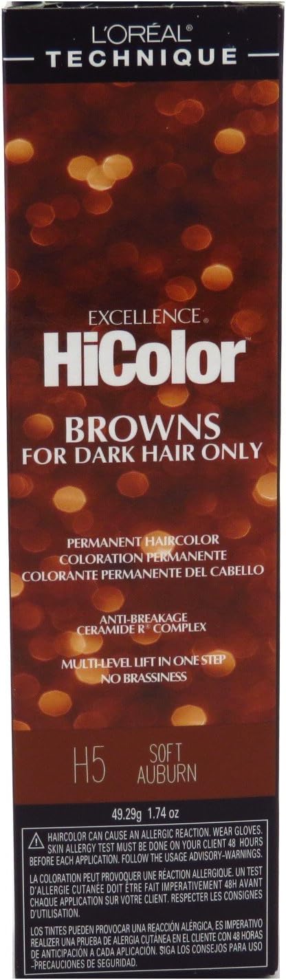 Loreal Excel Hicolor H05 Tube Soft Auburn 1.74oz