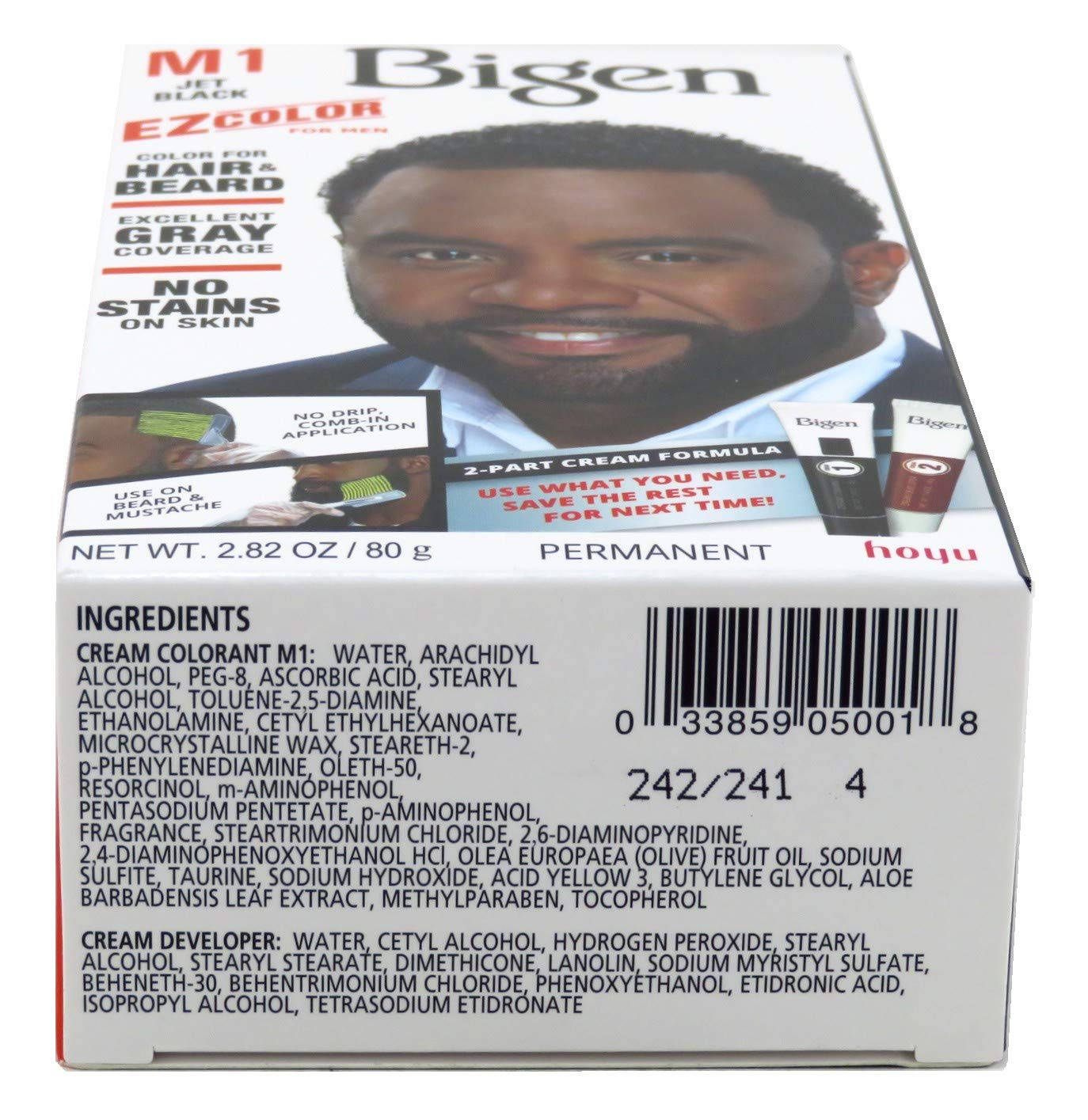 Bigen Ez Color For Men Jet Black Kit
