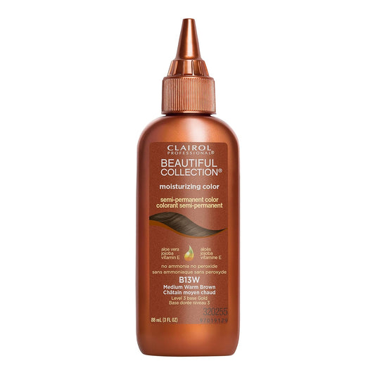 Clairol Professional Beautiful Collection Semi-Permanent Medium Warm Brown, 3 oz