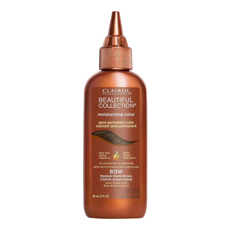 Clairol Professional Beautiful Collection Semi-Permanent Medium Warm Brown, 3 oz
