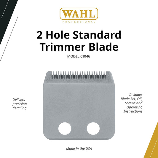 Wahl Professional Standard Trimmer Blade Set #1046 – Great for Professional Stylists and Barbers