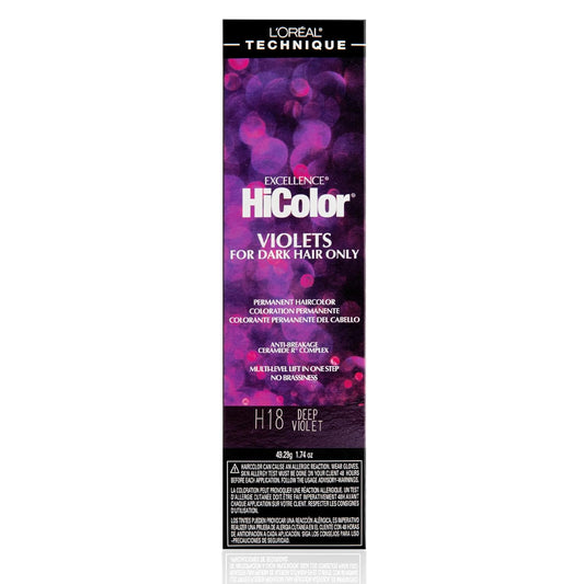 L'Oreal Excellence HiColor Violets H18 Deep Violet 1.74 oz