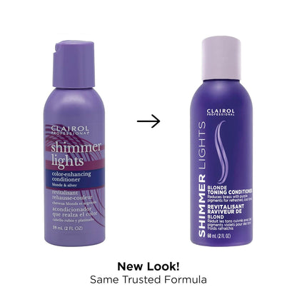 Clairol Professional Shimmer Lights Purple  Conditioner ( 2oz )