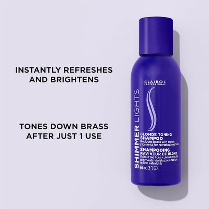 Clairol Professional Shimmer Lights Purple Shampoo, 2 fl. Oz