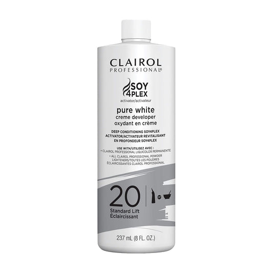 Clairol Professional Clairoxide Pure White 20 Volume Creme Developer, 8 Fl Oz