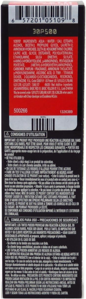 L'Oreal Paris Loreal Excel Hicolor H12 Tube Deep Auburn Red 1.74 oz