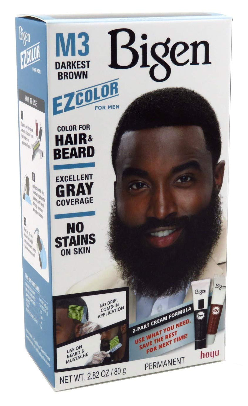 Bigen EZ Color for Men Darkest Brown Kit