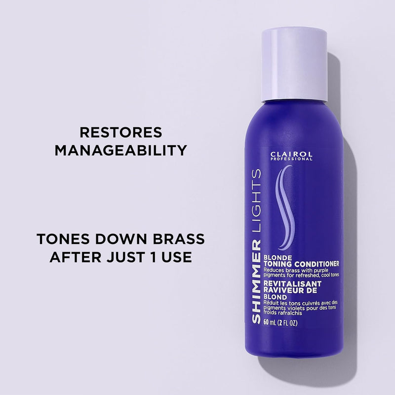 Clairol Professional Shimmer Lights Purple  Conditioner ( 2oz )