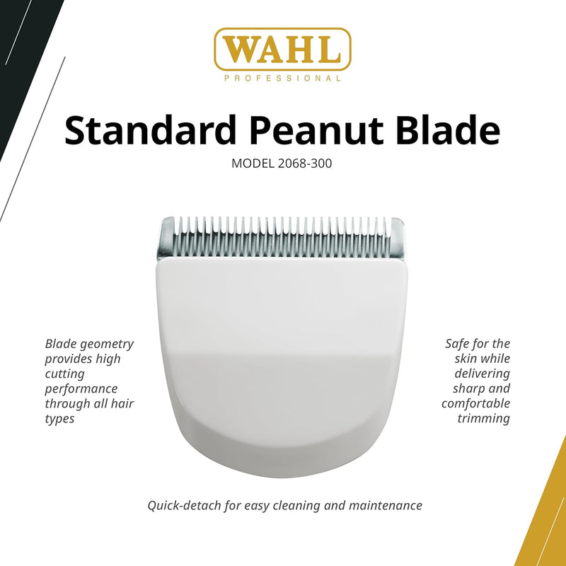 Wahl Professional Standard Snap Peanut Blade Easy Maintenance Sharp Performance Compatible Black Peanut Sterling Bullet