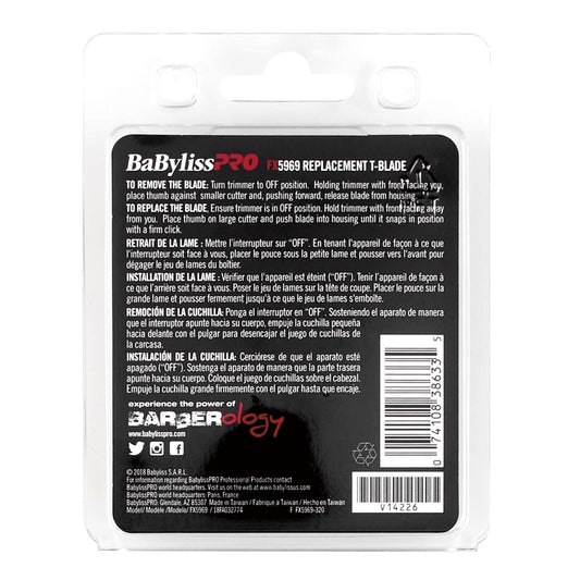 BaBylissPRO Barberology FlashFX/EtchFX Trimmer and Replacement Blade (Sold Separately)