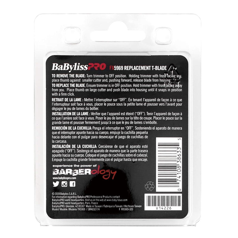 BaBylissPRO Barberology FlashFX/EtchFX Trimmer and Replacement Blade (Sold Separately)