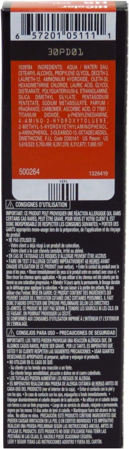 Loreal Excel Hicolor H05 Tube Soft Auburn 1.74oz