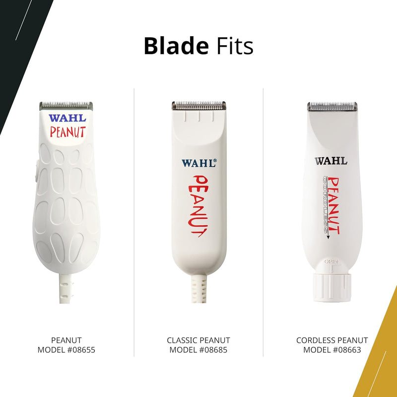 Wahl Professional Standard Snap Peanut Blade Easy Maintenance Sharp Performance Compatible Black Peanut Sterling Bullet