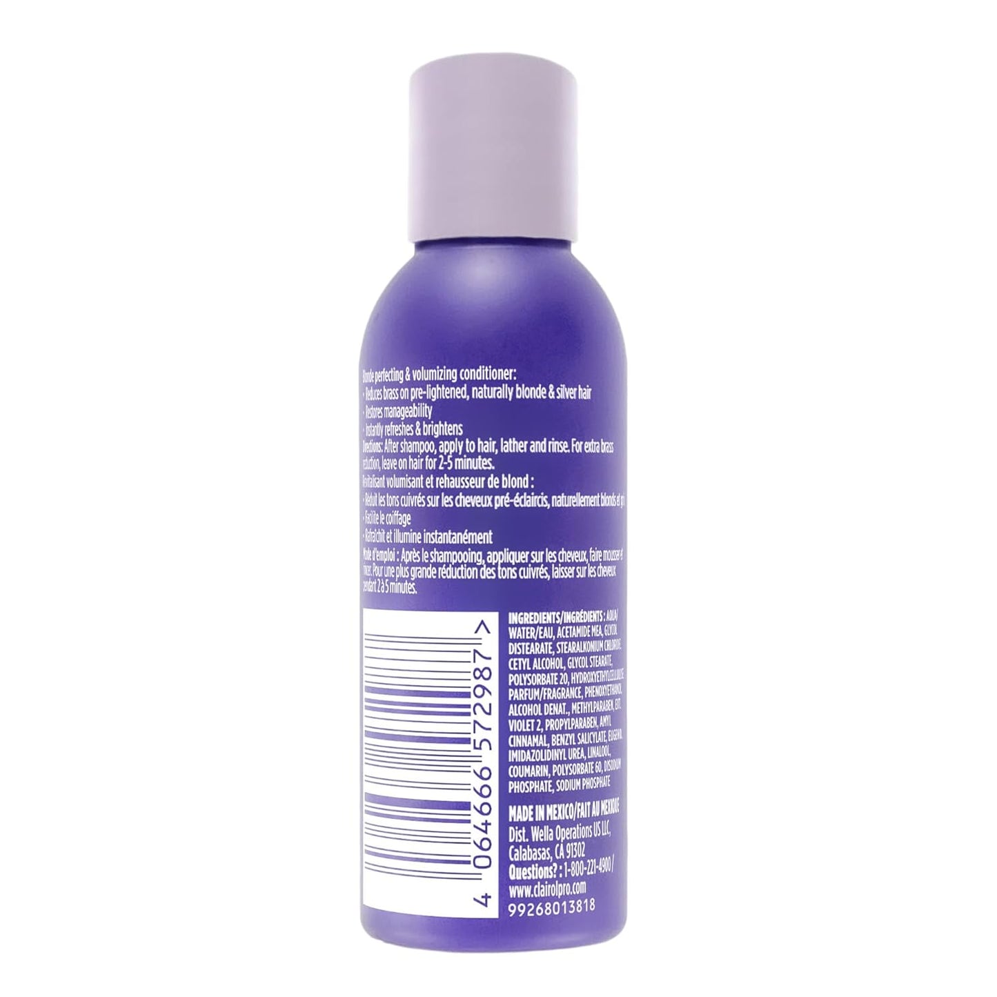 Clairol Professional Shimmer Lights Purple  Conditioner ( 2oz )