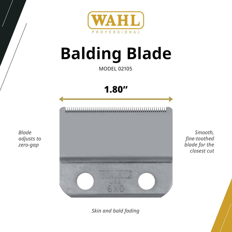 Wahl Professional Balding Blade 6X0 Ultra Close Replacement Blade 5 Star Balding Clipper