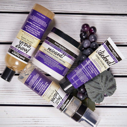 Aunt Jackie's Grapeseed Style and Shine Recipes Power Wash Intense Moisture Clarifying Hair Shampoo, 12oz.