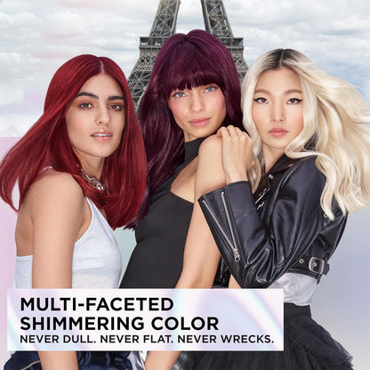 L'Oreal Paris Feria Multi-Faceted Shimmering Permanent Hair Color, C74 Copper Crave (Intense Copper)