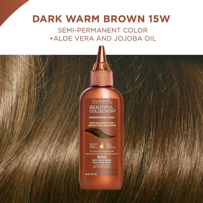 Clairol Beautiful Coll. #B15W Dark Warm Brown 3oz