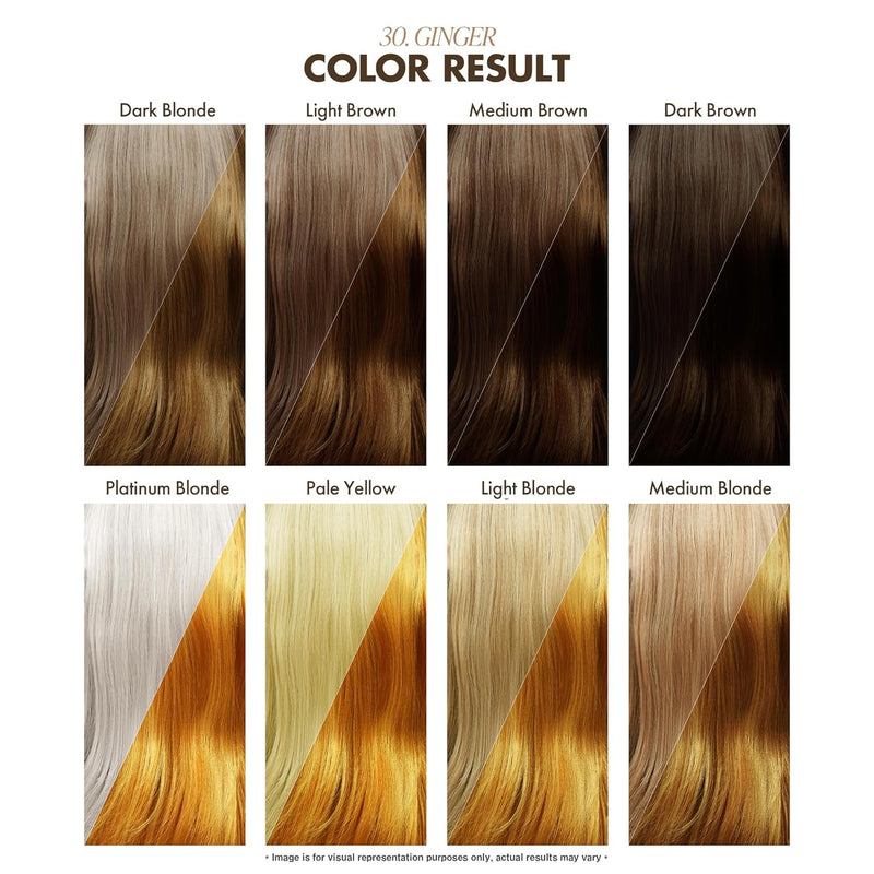 Adore Semi Permanent Hair Color - Vegan and Cruelty-Free Orange Hair Dye - 4 Fl Oz - 030 Ginger