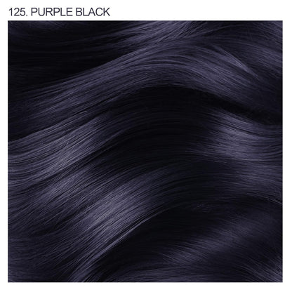 Adore Semi Permanent Hair Color - Vegan and Cruelty-Free Black Hair Dye - 4 Fl Oz - 125 Purple Black