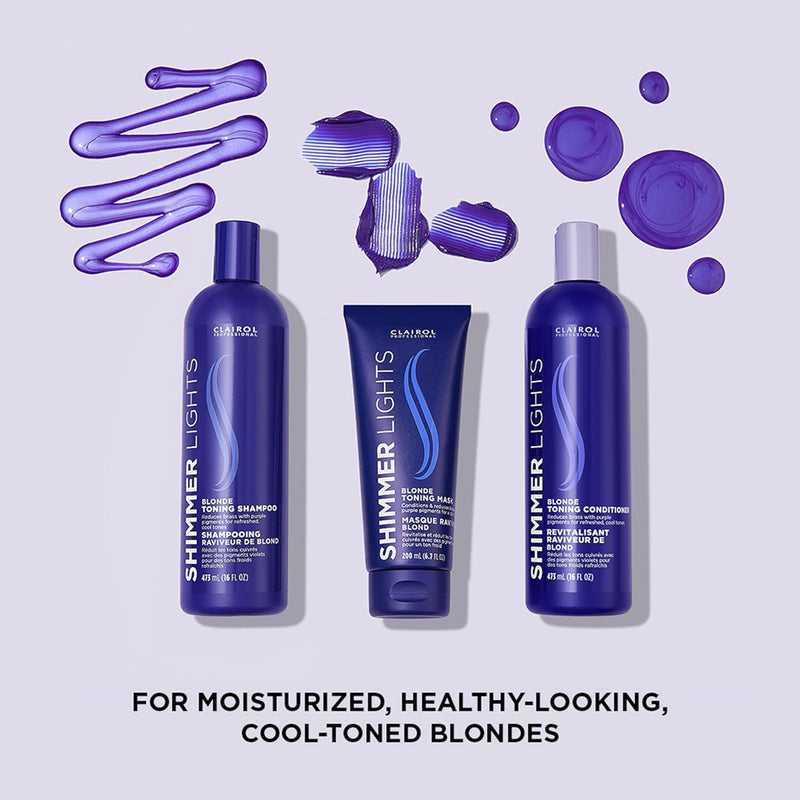 Clairol Shimmer Lights Shampoo Blonde and Silver 8 oz