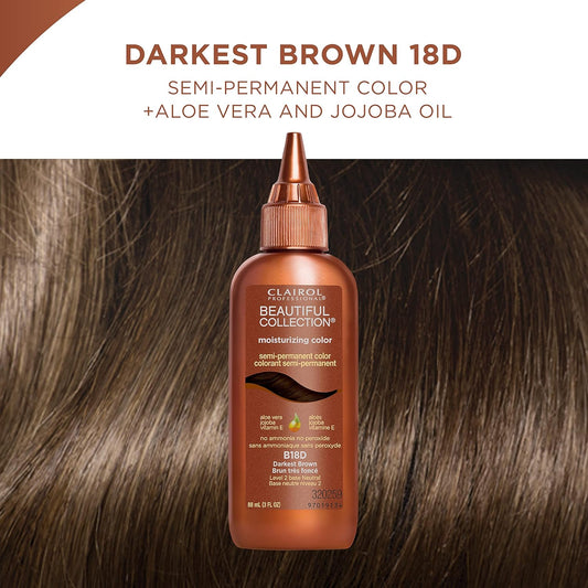Clairol Beautiful Coll. #B18D Darkest Brown 3oz