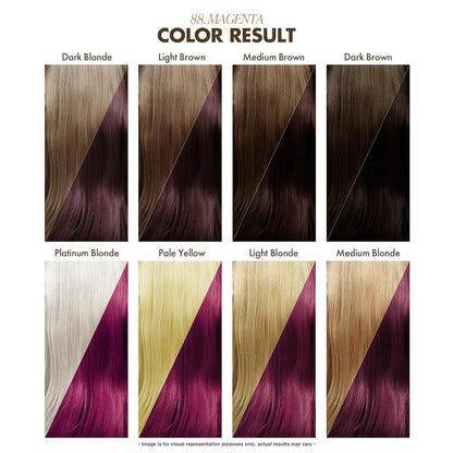 Adore Semi Permanent Hair Color - Vegan and Cruelty-Free Purple Hair Dye - 4 Fl Oz - 088 Magenta