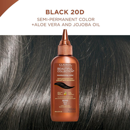 Clairol Beautiful Collection #B020D Black 3 oz