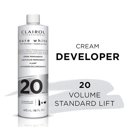 Clairol Professional Pure White 20 Volume Hair Developer – 16 fl oz