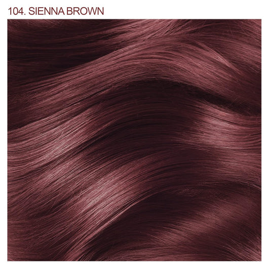 Adore Semi Permanent Hair Color - Vegan and Cruelty-Free Brown Hair Dye - 4 Fl Oz - 104 Sienna Brown