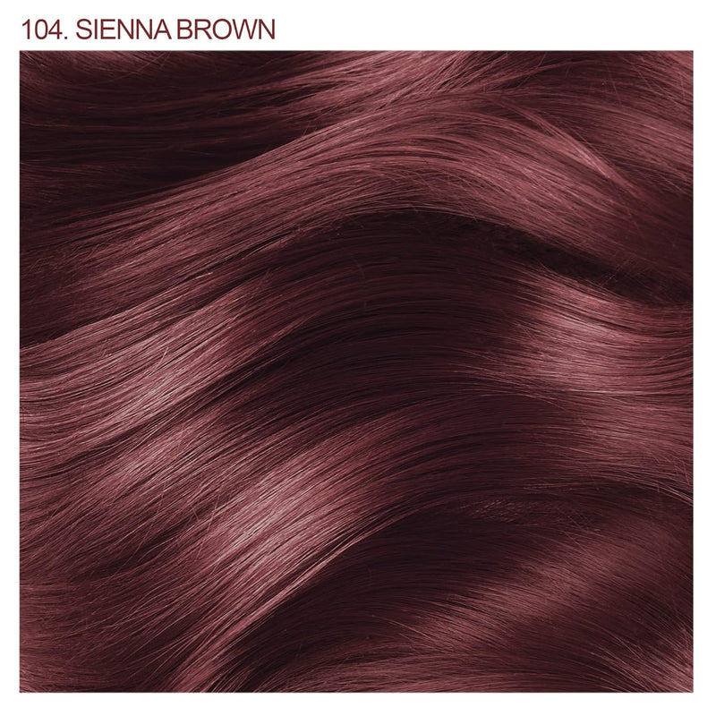 Adore Semi Permanent Hair Color - Vegan and Cruelty-Free Brown Hair Dye - 4 Fl Oz - 104 Sienna Brown