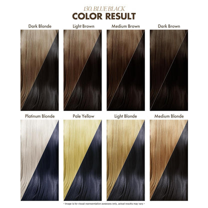 Adore Semi Permanent Hair Color - Vegan and Cruelty-Free Blue Hair Dye - 4 Fl Oz - 130 Blue Black