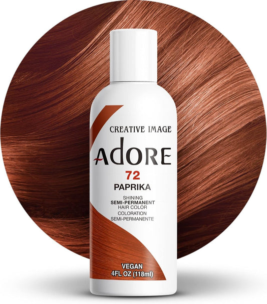 Adore Semi-Permanent Hair Color # (118ml) 4oz 072 Paprika
