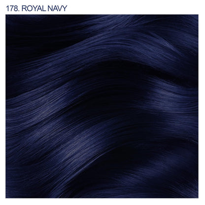 Adore Semi Permanent Hair Color - Vegan and Cruelty-Free Blue Hair Dye - 4 Fl Oz - 178 Royal Navy