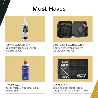 Wahl Professional Clini Clip Spray Fast Acting Cleaner Lubricant Clipper Blades Purifies Grooming Tools Reduces Friction Heat 8 Fl Oz