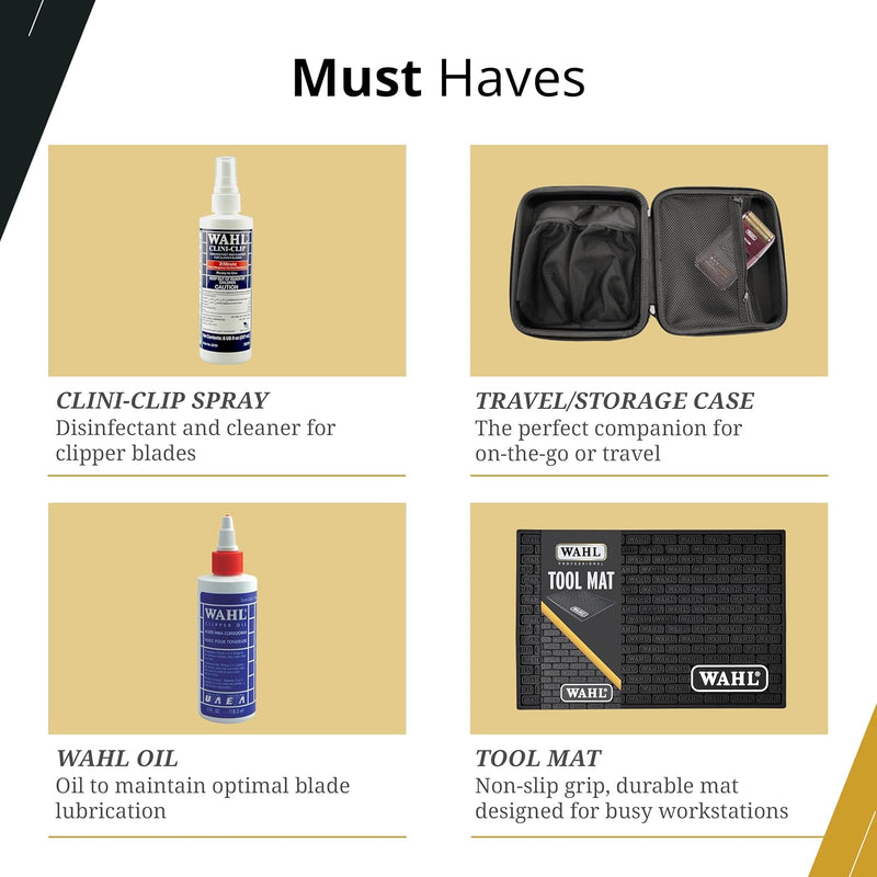 Wahl Professional Clini Clip Spray Fast Acting Cleaner Lubricant Clipper Blades Purifies Grooming Tools Reduces Friction Heat 8 Fl Oz