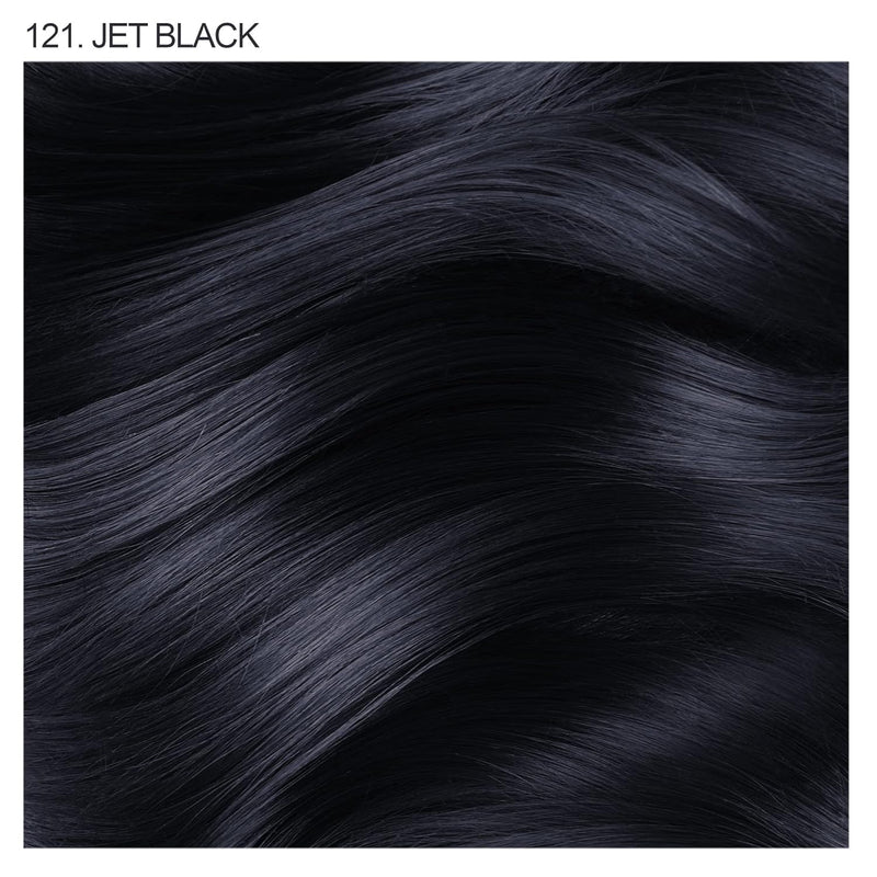 Adore Semi Permanent Hair Color - Vegan and Cruelty-Free Hair Dye - 4 Fl Oz - 121 Jet Black