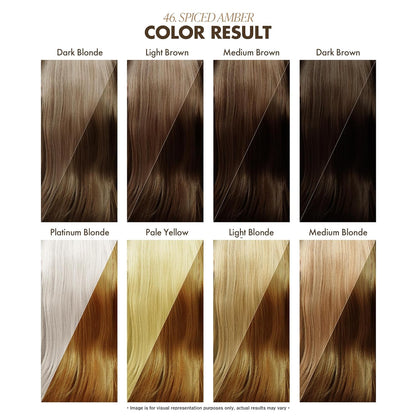Adore Semi Permanent Hair Color - Vegan and Cruelty-Free Brown Hair Dye - 4 Fl Oz - 046 Spiced Amber