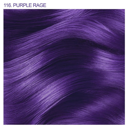 Adore Semi Permanent Hair Color - Vegan and Cruelty-Free Hair Dye - 4 Fl Oz - 116 Purple Rage