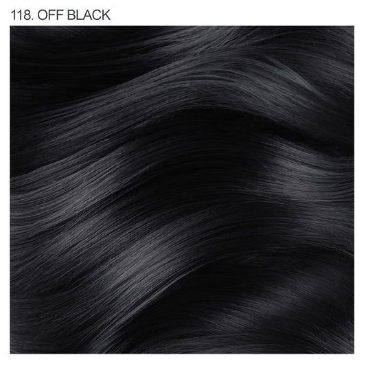 Adore Semi Permanent Hair Color - Vegan and Cruelty-Free Black Hair Dye - 4 Fl Oz - 118 Off Black