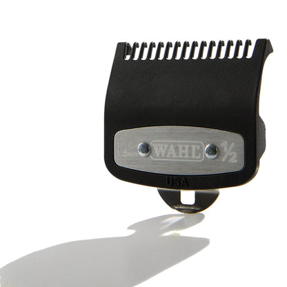 Wahl Professional #1/2 Premium 1/16" Cutting Guide with Metal Clip #3354-1000 - Great for Barbers and Stylists - Ensures Smoother, Safer Cutting Experience - Fits All Wahl Vibrator Clippers