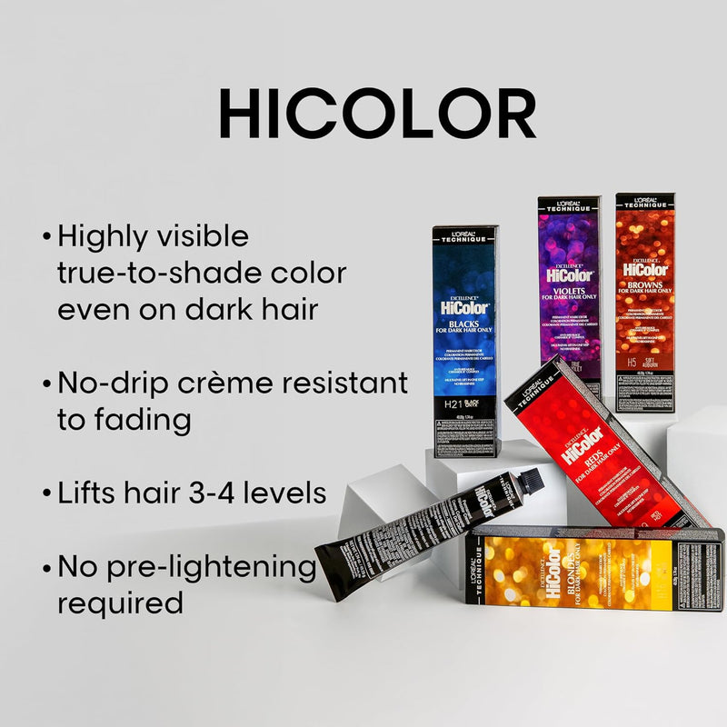 L'Oreal Excellence HiColor Violets H18 Deep Violet 1.74 oz