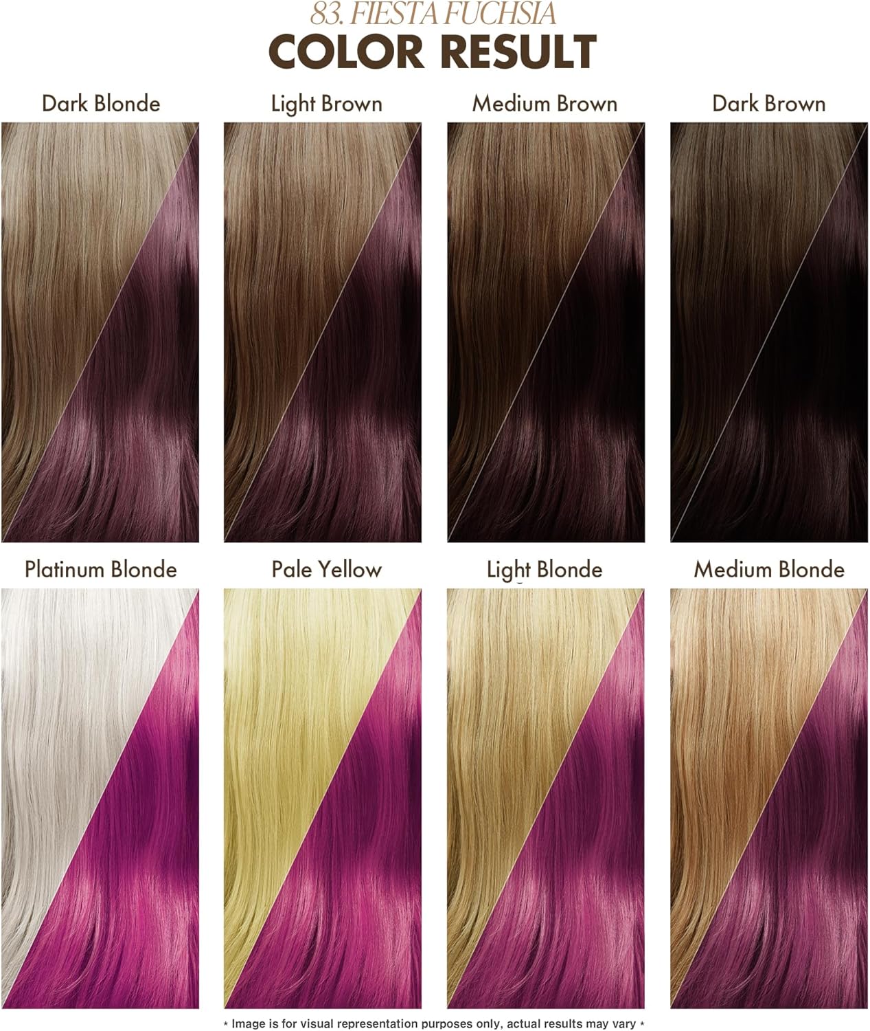 Adore Semi Permanent Hair Color - Vegan and Cruelty-Free Red Hair Dye - 4 Fl Oz - 083 Fiesta Fuchsia