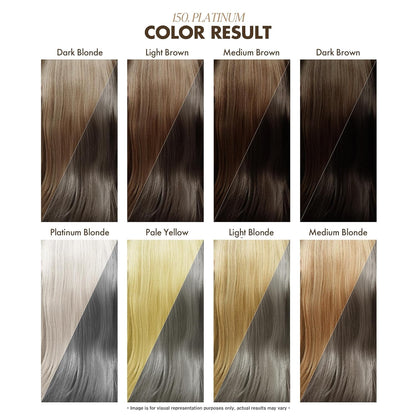 Adore Semi Permanent Hair Color - Vegan and Cruelty-Free Silver Hair Dye - 4 Fl Oz - 150 Platinum